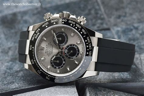 Montre Rolex Daytona 116519LN Oysterflex : test, avis, prix